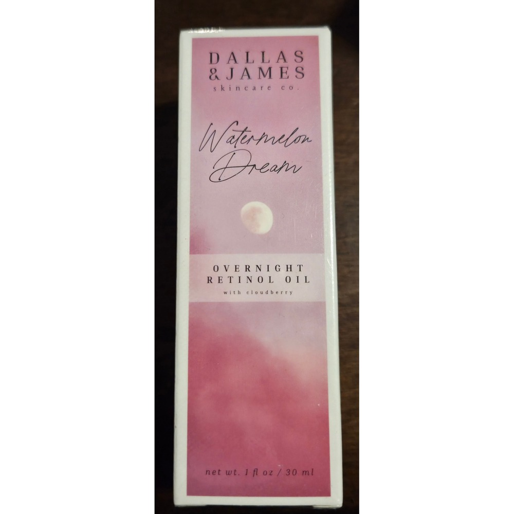 Dallas James Skincare Co Watermelon Dream Overnight‎ Retinol Oil Cloudberry 1 oz